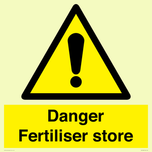 Danger Fertiliser store
